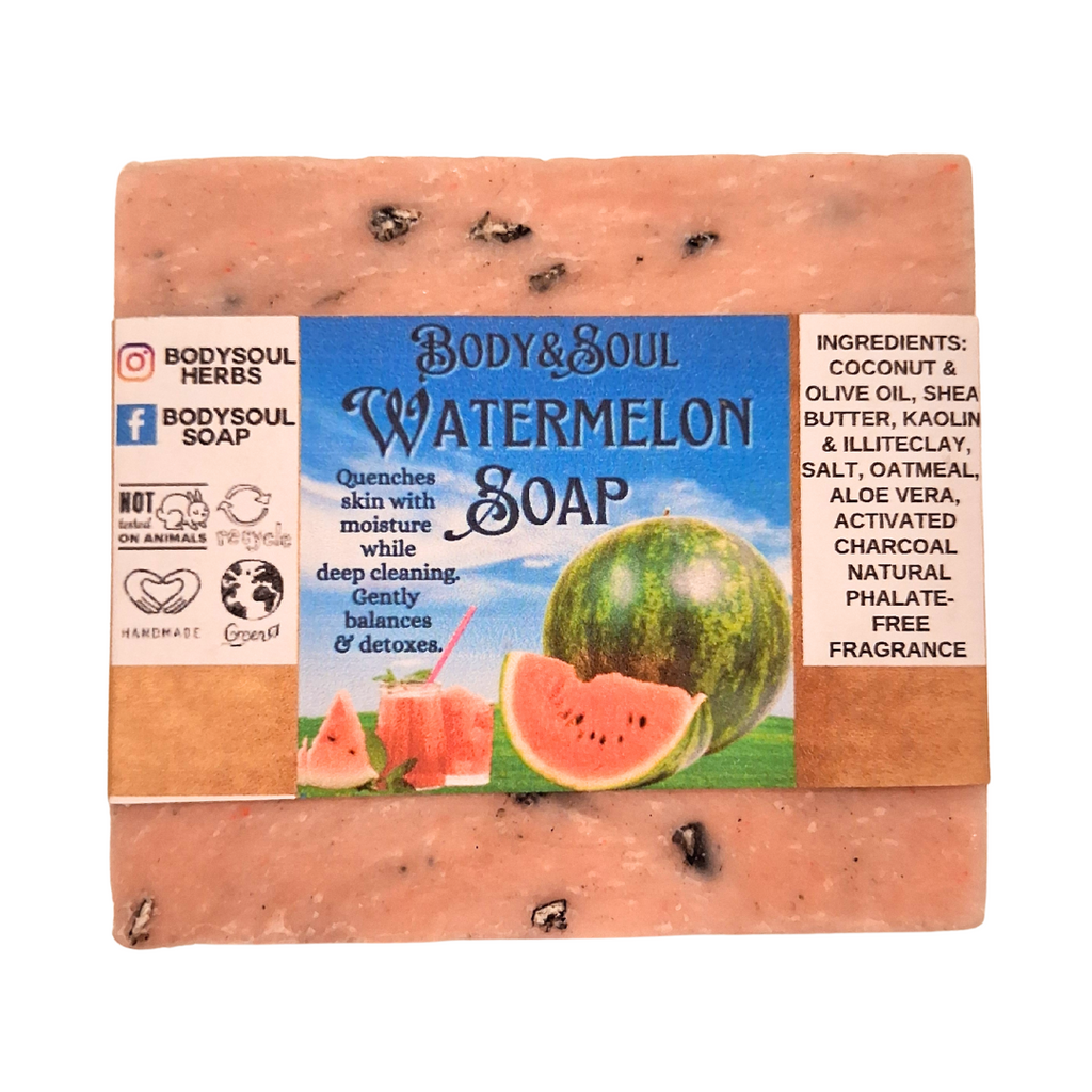 Watermelon Clay Summer Soap