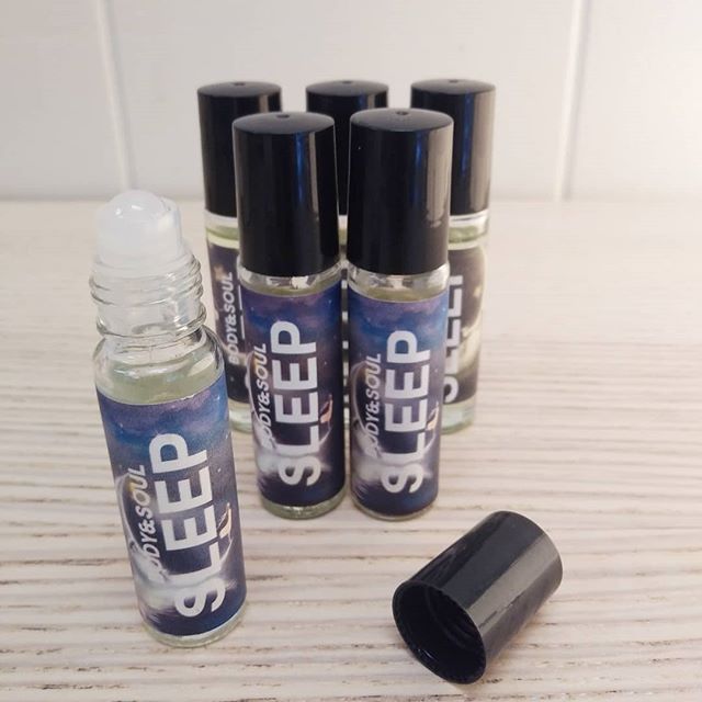 Sleep Roll-On Aromatherapy - Lavender and Vanilla Sleep Essential Oil Roll On