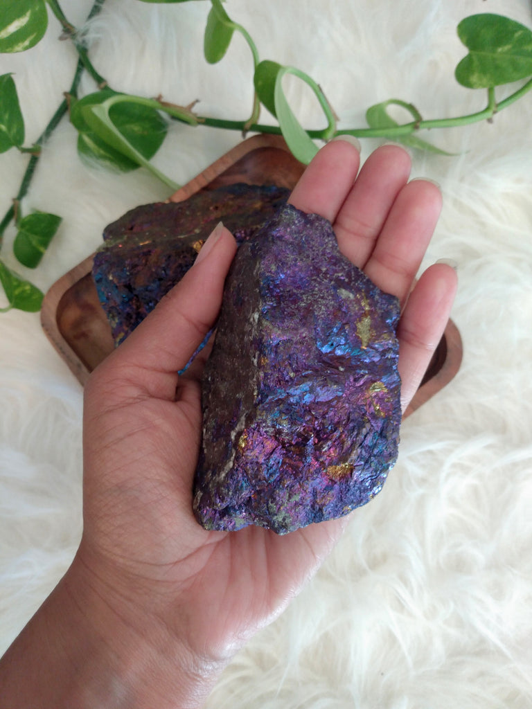 Peacock Ore Crystal - Large and Medium Peacock Ore Pieces