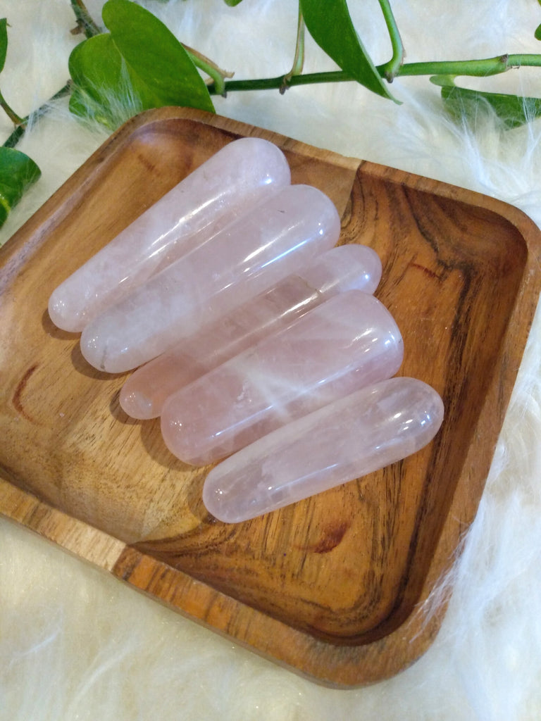 Rose Quartz Crystal Wand