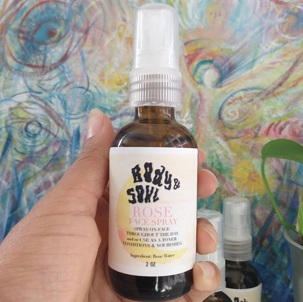 Rose Face Spray : Natural Rose Water Face Spray & Aromatherapy Spray