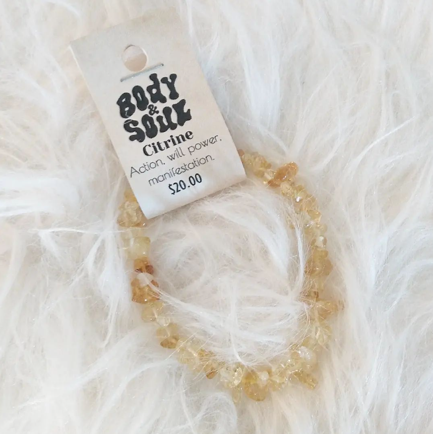 Citrine Crystal Bracelet