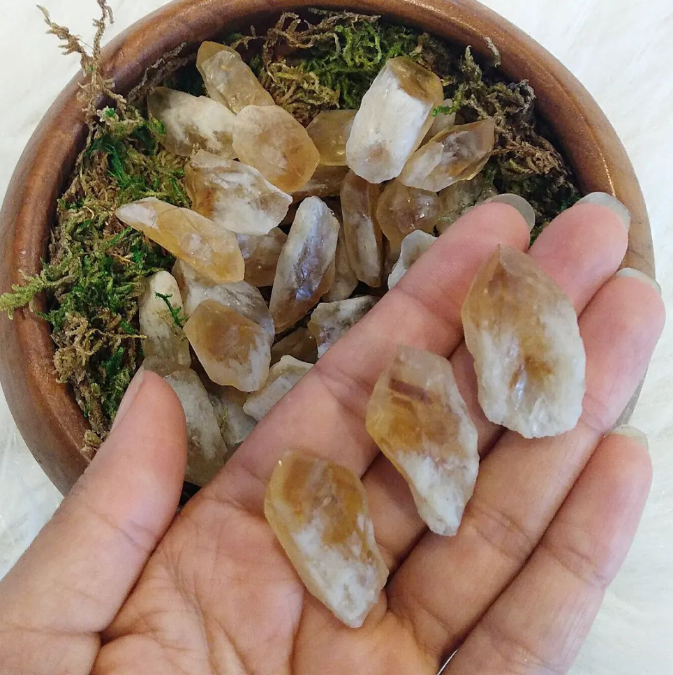 Citrine Crystal Point - Rough Citrine Crystal