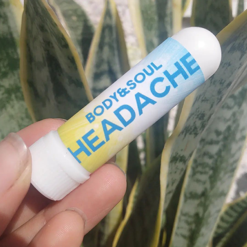 Headache Inhaler:: Essential Oil Aromatherapy Inhaler