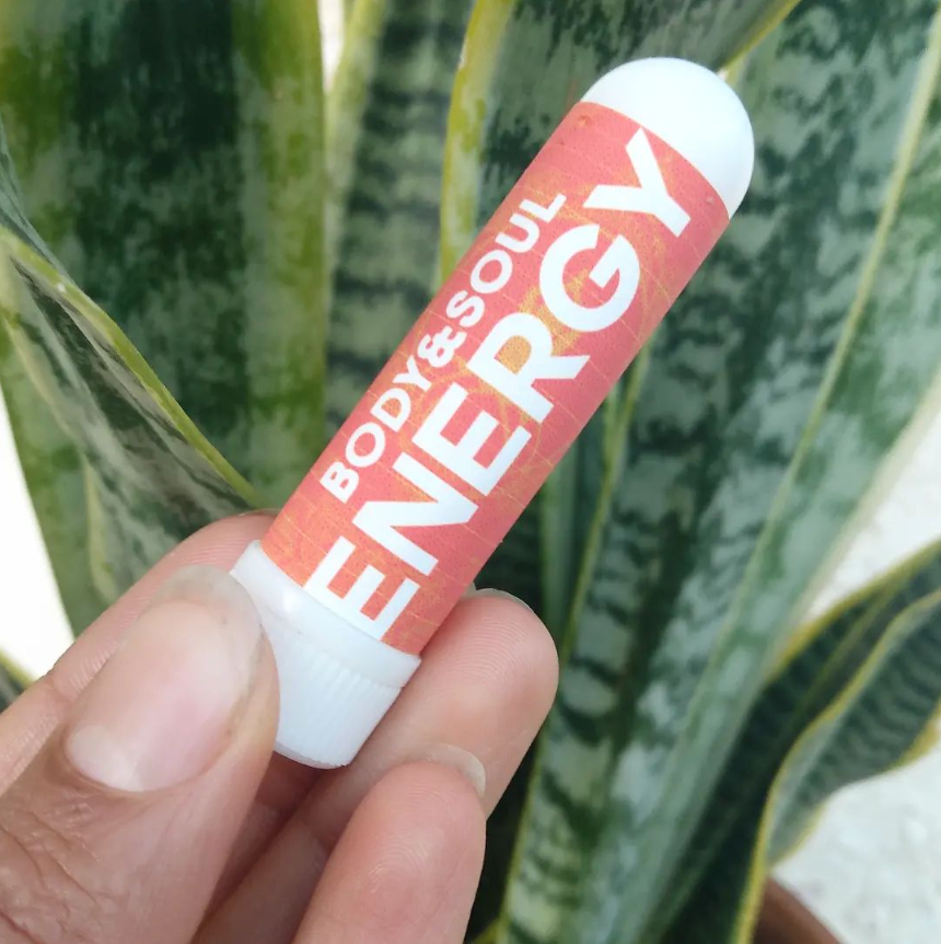 Energy Inhaler:: Essential Oil Aromatherapy On-the-Go Inhaler