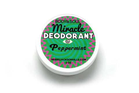 Natural Peppermint Deodorant, Regular Formula