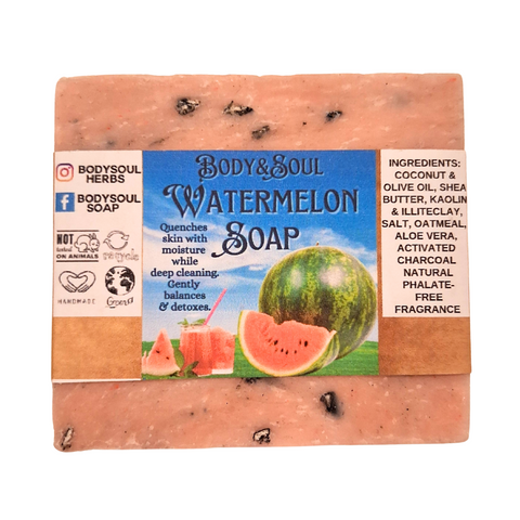 Watermelon Clay Summer Soap