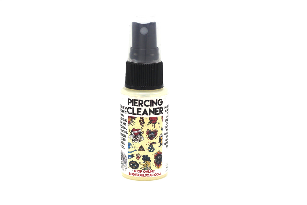 Natural Herbal Piercing Cleaner, Non-Drying and Alcohol-Free