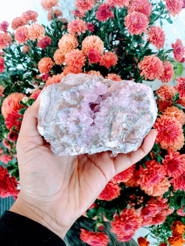Large Pink Calcite Crystal