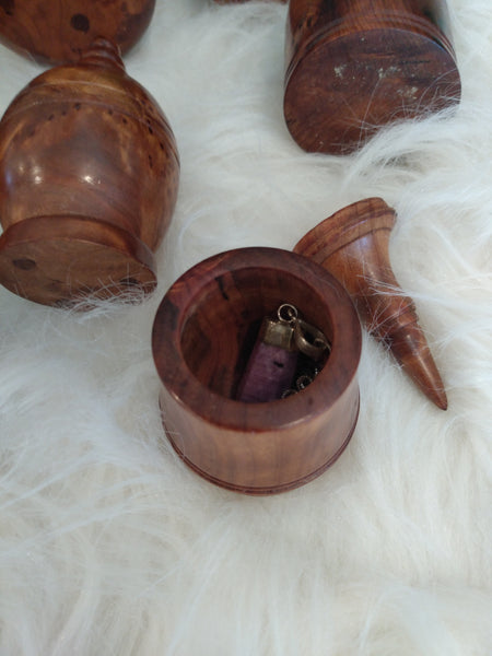 Thuja Wooden Box - Crystal, Jewelry, Tchotchke Holder
