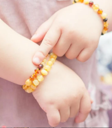 Healing Baltic Amber Baby Teething Bracelets