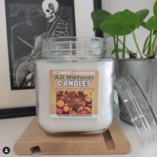 3T Candle: Autumn Spice Soy Wax Candle