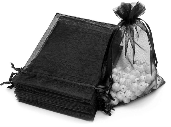 Black Organza Gift Bag