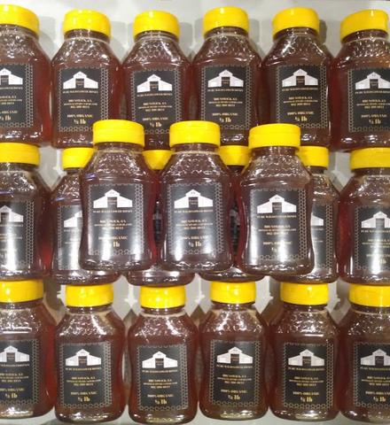 Copy of Honeygirl Apiary Honey -  Local Wildflower Honey - 1/2 LB Bottle