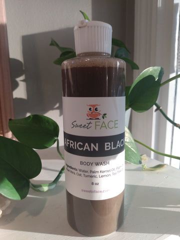 Tumeric African Black Soap Body Wash