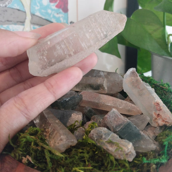 Garden Quartz  / Lodalite Crystal- Rough and Unpolished