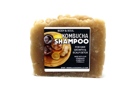 Kombucha Shampoo Bar - For Hair Growth, Dandruff, and Scalp Issues