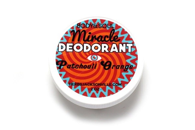 Patchouli Natural Deodorant, Regular Formula
