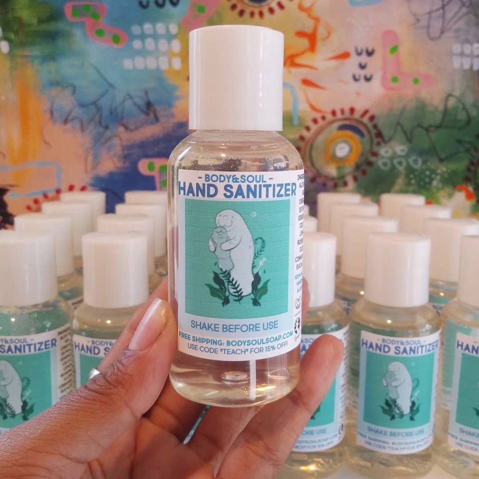 Hand Sanitizer Custom Order - Custom Label Included - Wedding or Work Favors